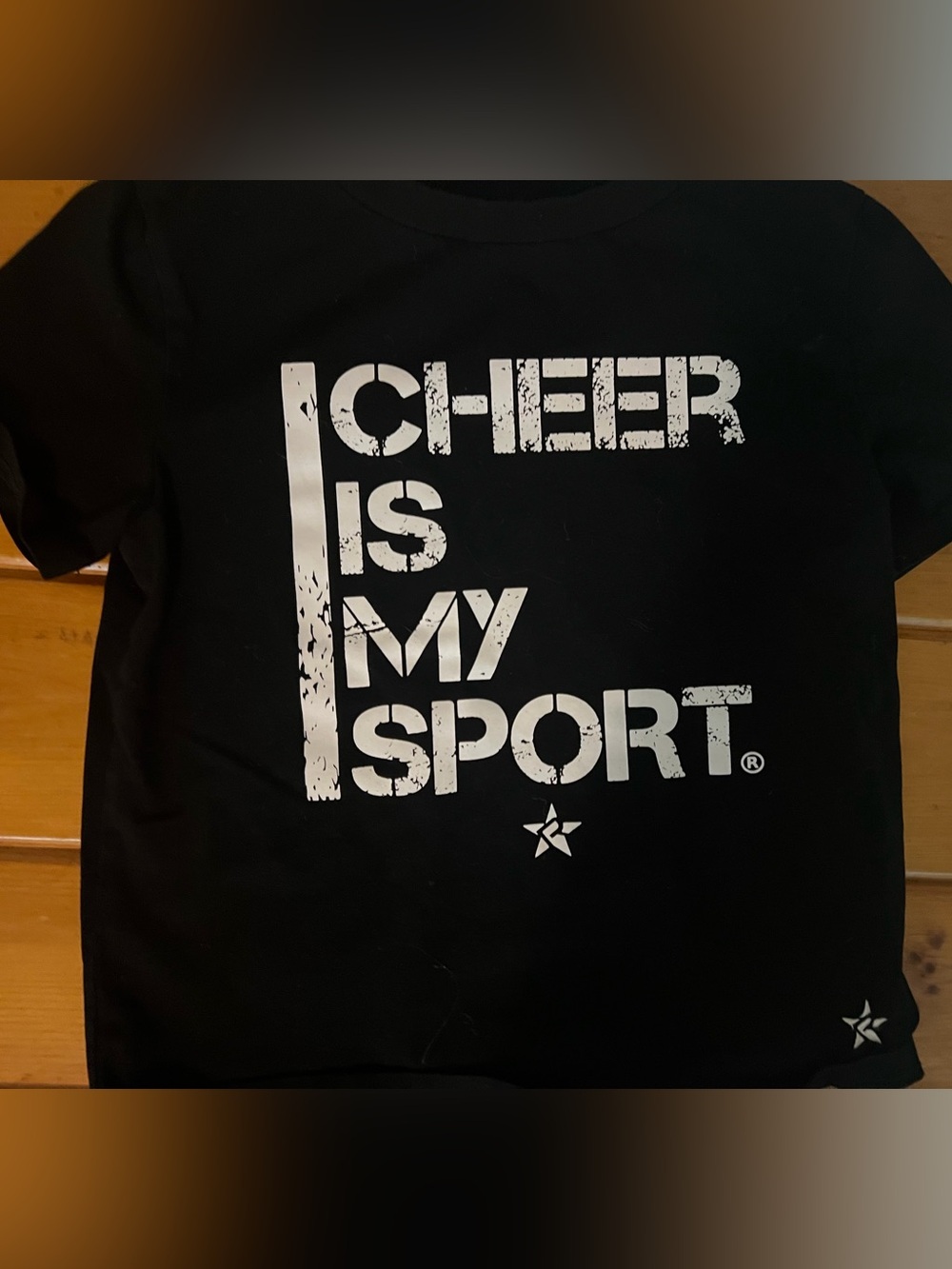 Rebel “Cheer Is My Sport” regular black T-shirt